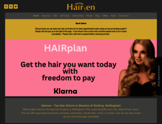 hairven-salon.co.uk screenshot