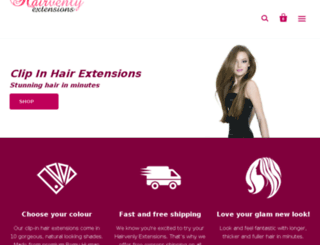 hairvenlyextensions.com.au screenshot