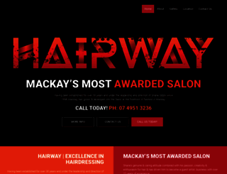 hairway.com.au screenshot