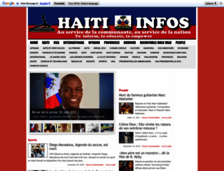 haitiinfos.net screenshot