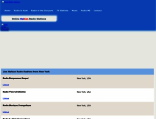 haitiradiostations.com screenshot