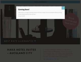 hakahotels.co.nz screenshot