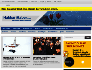 hakkarihaber.com screenshot