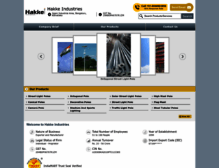 hakkeindustries.in screenshot