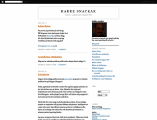 hakkesnack.blogspot.nl screenshot