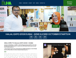 halalexpodubai.com screenshot