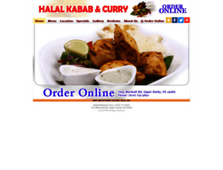 halalkababandcurry.com screenshot