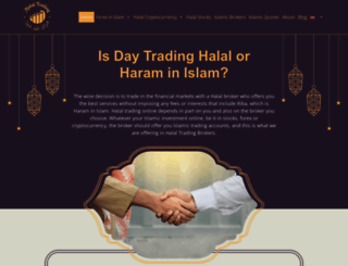 halaltradingbrokers.com screenshot
