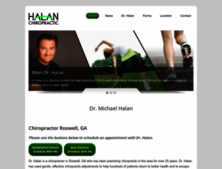 halanchiropractic.com screenshot