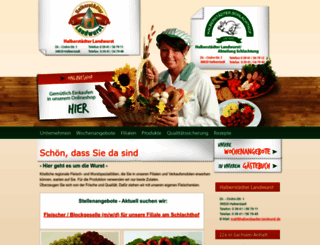 halberstaedter-landwurst.de screenshot