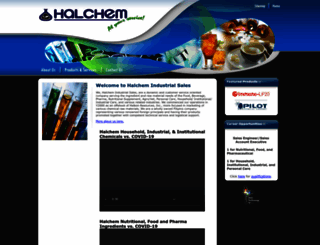 halchem.com screenshot