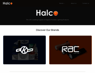 halcoproducts.co.uk screenshot