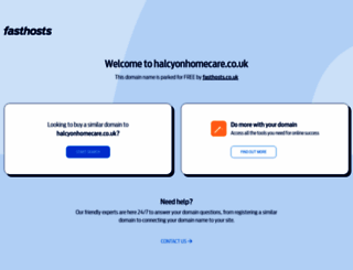 halcyonhomecare.co.uk screenshot