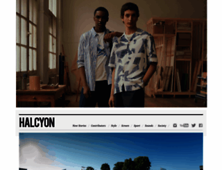 halcyonmag.com screenshot