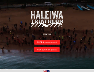 haleiwatriathlon.com screenshot