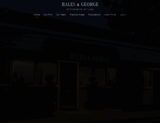 halesgeorge.com screenshot
