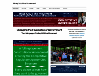 haley2024.org screenshot