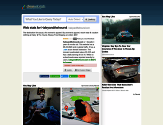 haleyandthehound.com.clearwebstats.com screenshot