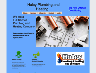 haleyplumbingandheating.com screenshot