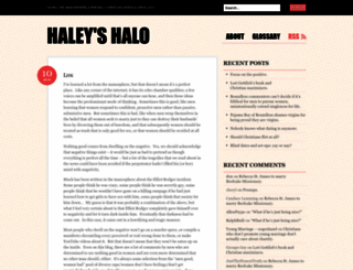 haleyshalo.wordpress.com screenshot