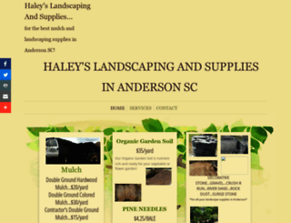 haleyslandscaping.com screenshot