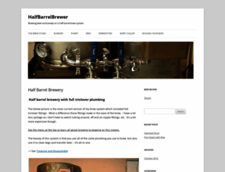 halfbarrelbrewer.com screenshot