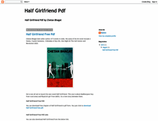 halfgirlfriendpdf.blogspot.in screenshot