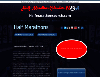halfmarathonsearch.com screenshot