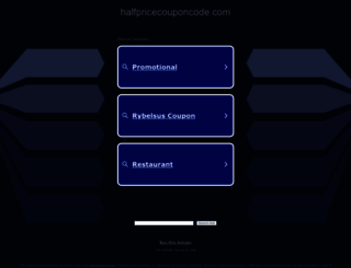 halfpricecouponcode.com screenshot