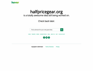 halfpricegear.org screenshot