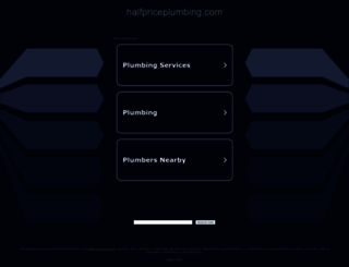 halfpriceplumbing.com screenshot