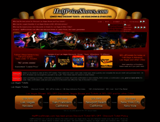 halfpriceshows.com screenshot