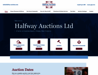 halfway-auctions.com screenshot