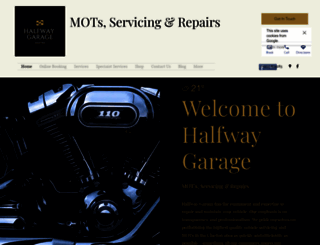 halfway-garage.co.uk screenshot