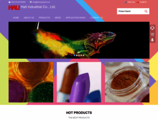 hali-pigment.com screenshot