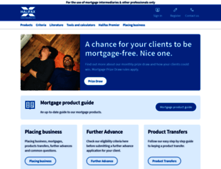 halifax-intermediaries.co.uk screenshot