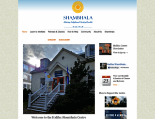 halifax.shambhala.org screenshot