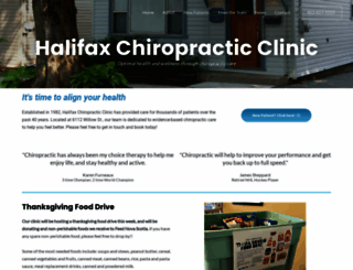 halifaxchiropractic.ca screenshot