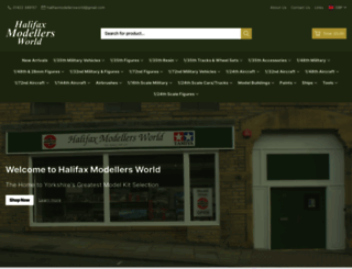 halifaxmodellersworld.co.uk screenshot