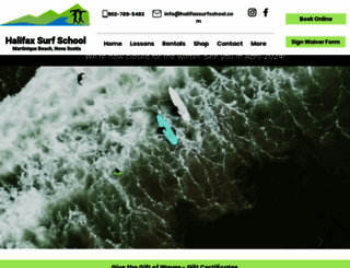 halifaxsurfschool.com screenshot