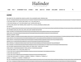 halinder.com screenshot