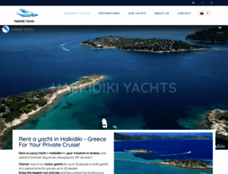 halkidikiyachts.com screenshot
