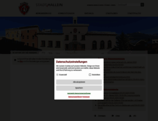 hallein.at screenshot