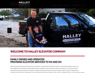 halleyelevator.com screenshot