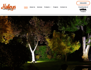 halleys.com.au screenshot