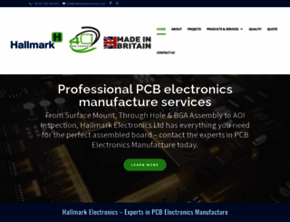 hallmarkelectronics.com screenshot