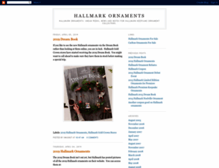 hallmarkornaments.blogspot.com screenshot
