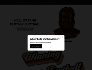 halloffamefantasyfootball.com screenshot
