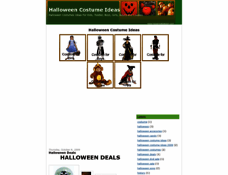 halloween-costume-ideas-2009.blogspot.com screenshot