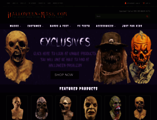 halloween-mask.com screenshot